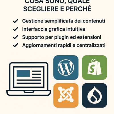 CMS: Cosa Sono, Quale Scegliere e Perché Sono il Cuore del Web
