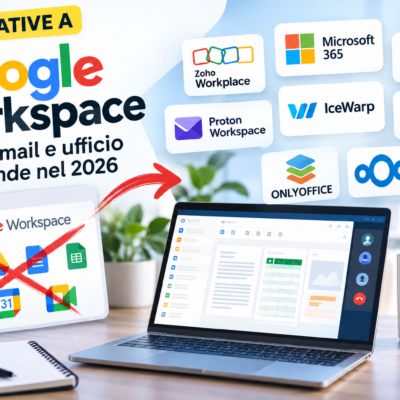 Alternative a Google Workspace: 8 suite email e ufficio per aziende