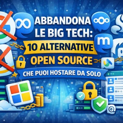 Abbandona le Big Tech: 10 Alternative Open Source che Puoi Hostare da Solo