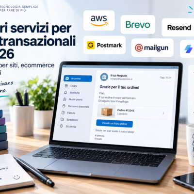 Migliori servizi per email transazionali nel 2026: SMTP e API per siti, ecommerce e applicazioni
